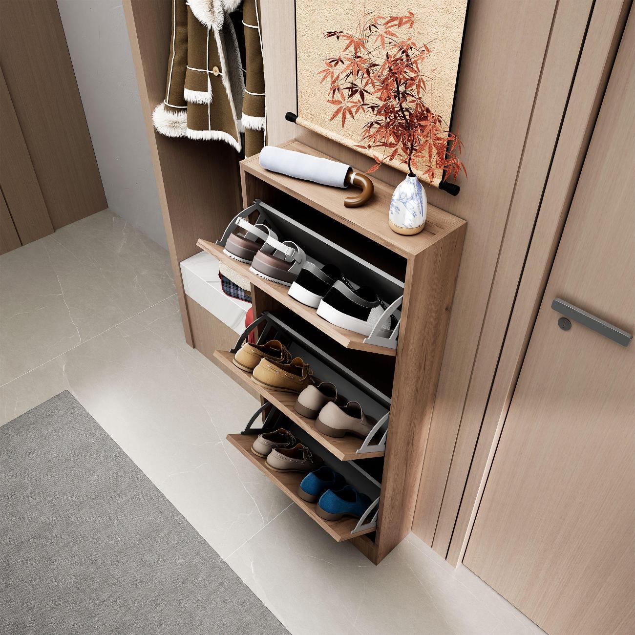 Обувница MFMaster узкая Уно-754-У дуб крафт табак