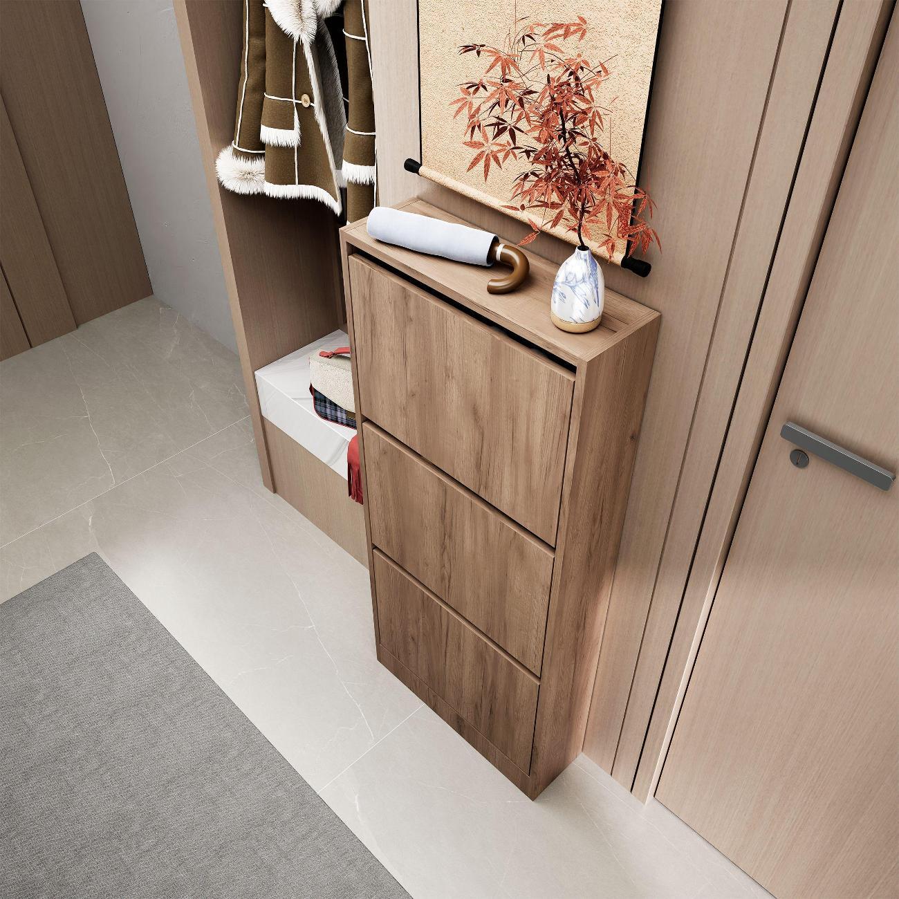 Обувница MFMaster узкая Уно-754-У дуб крафт табак