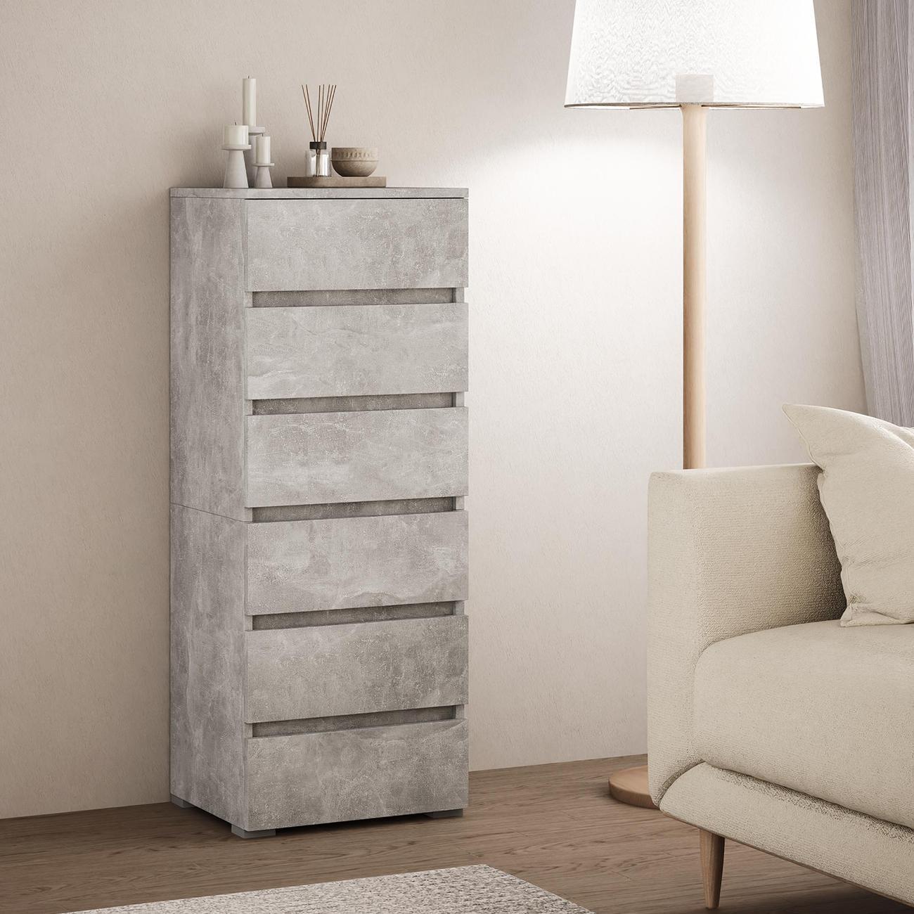 Комод MFMaster Витто-753 бетон