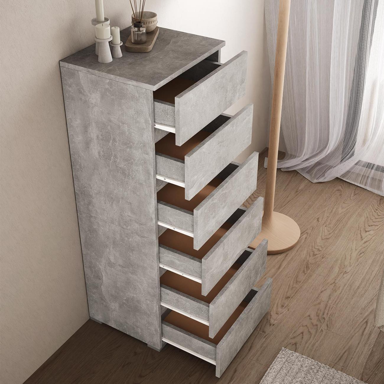 Комод MFMaster Витто-753 бетон