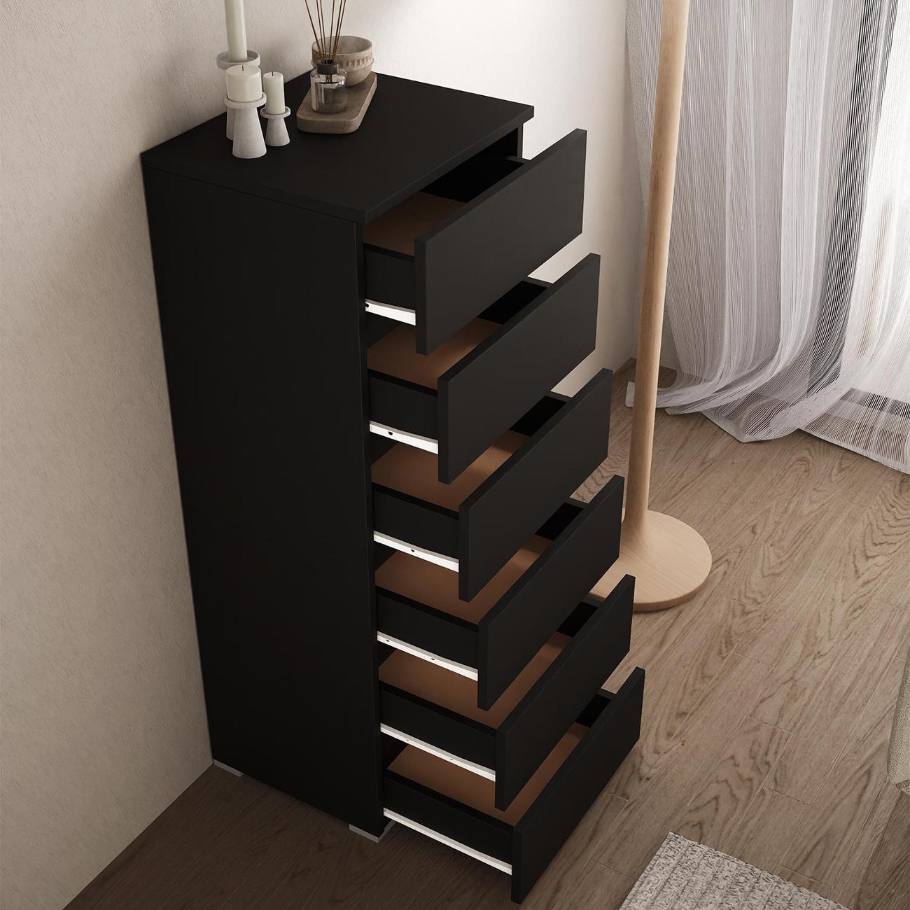 Комод MFMaster Витто-753 чёрный