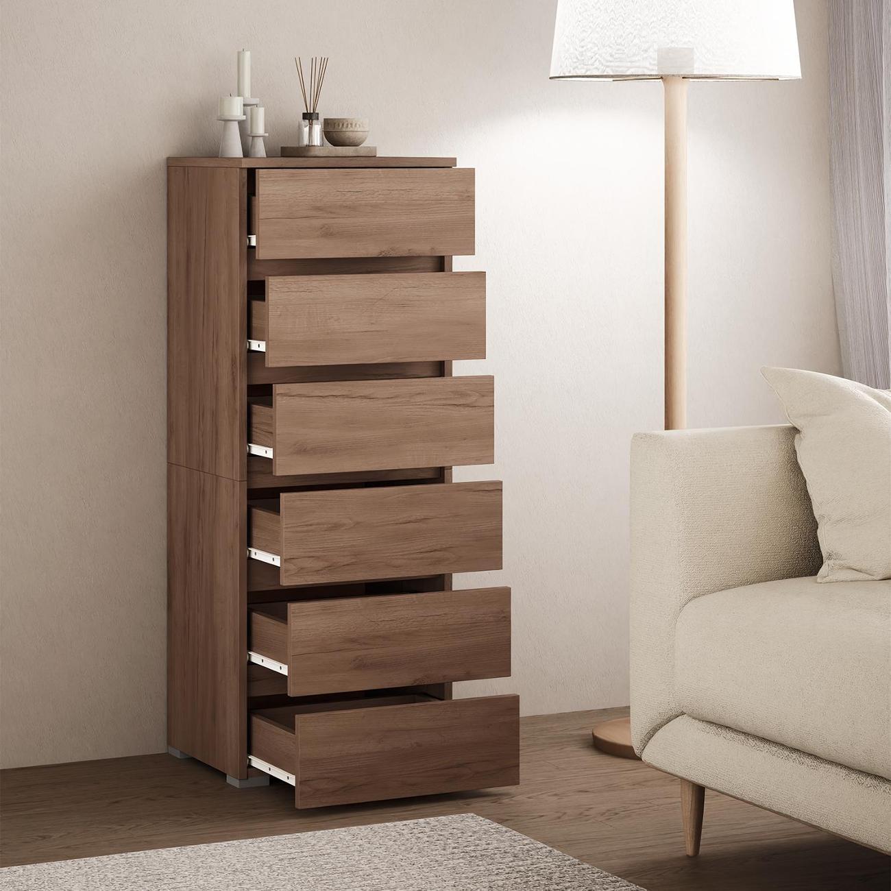 Комод MFMaster Витто-753 дуб крафт табак