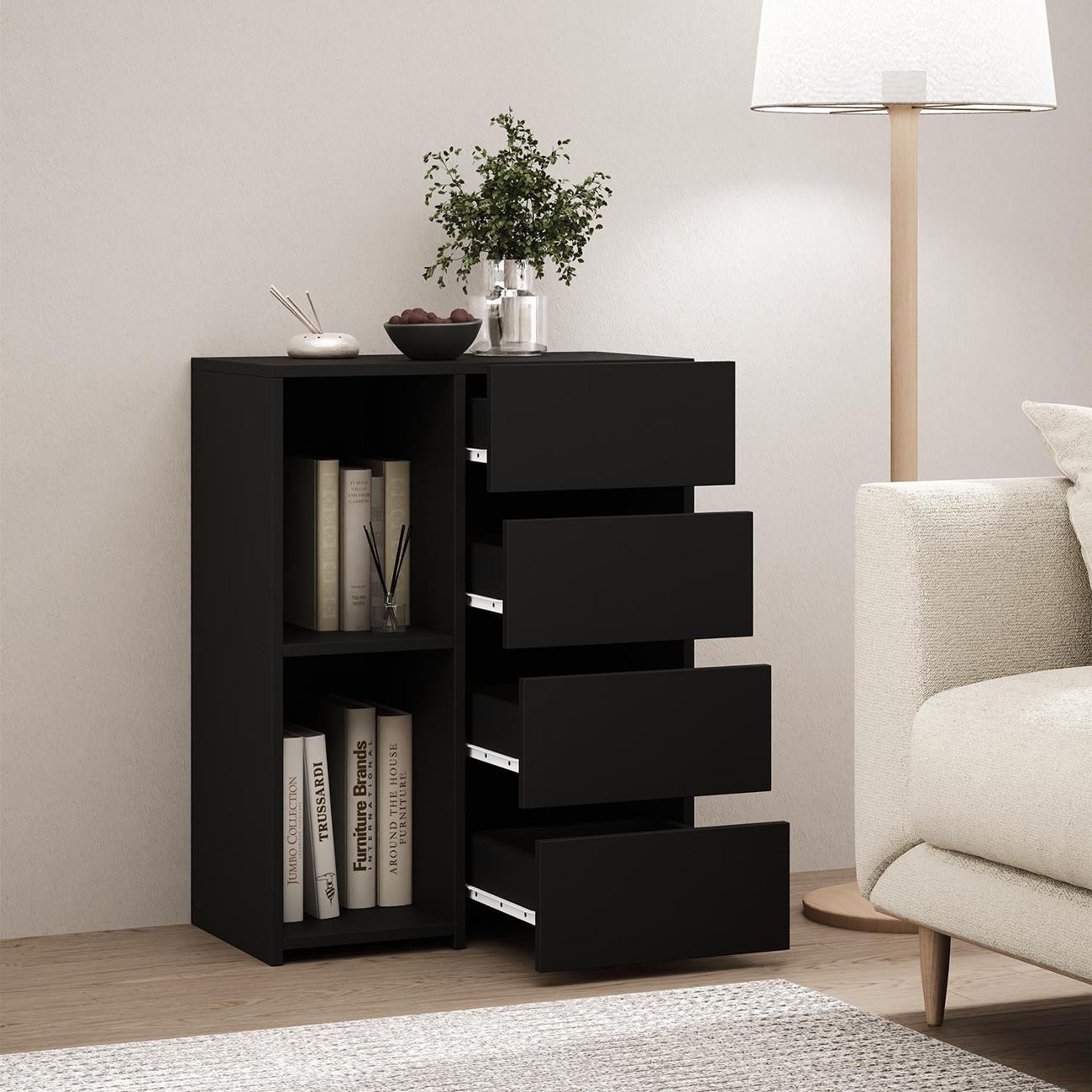 Комод MFMaster Витто-797 чёрный