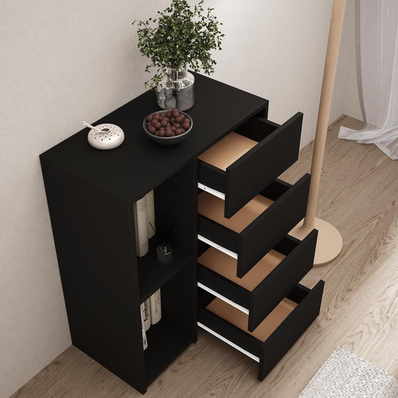 Комод MFMaster Витто-797 чёрный