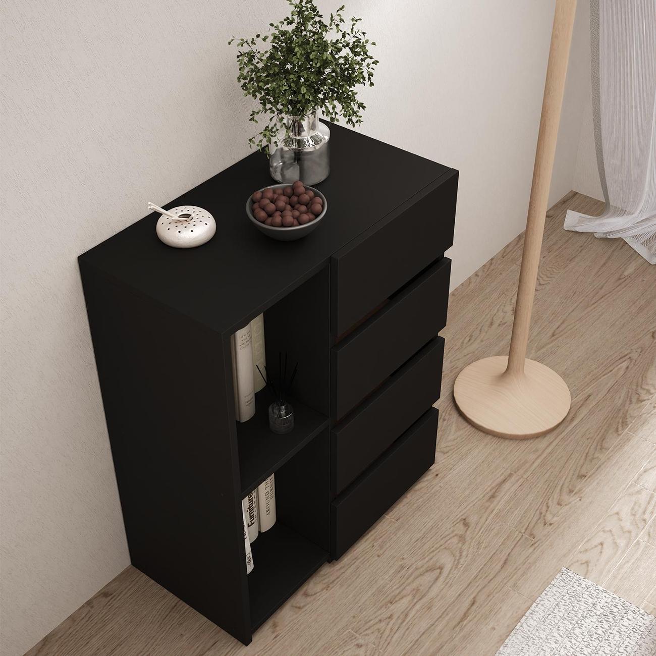 Комод MFMaster Витто-797 чёрный