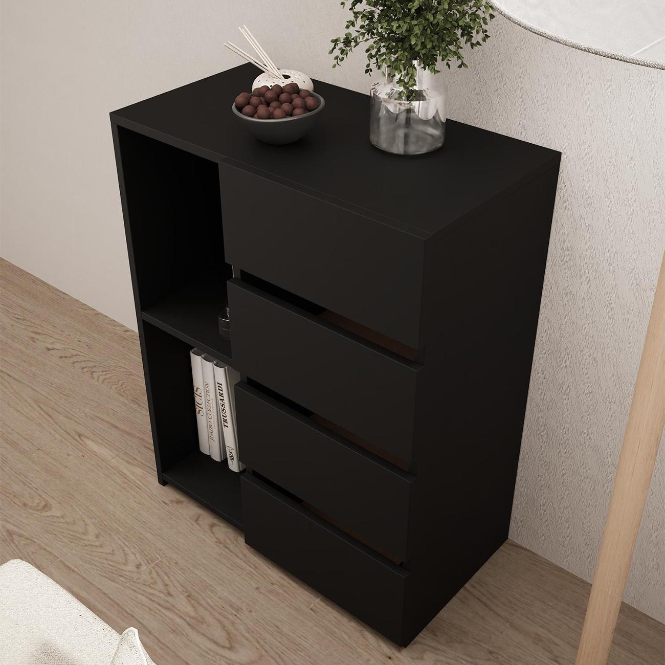 Комод MFMaster Витто-797 чёрный