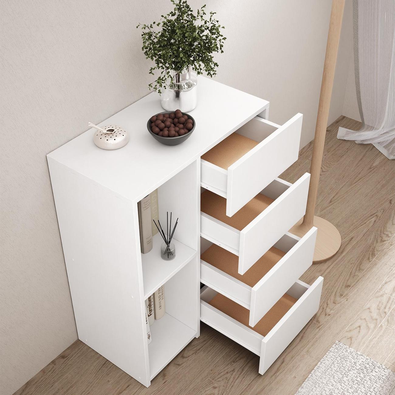 Комод MFMaster Витто-797 белый