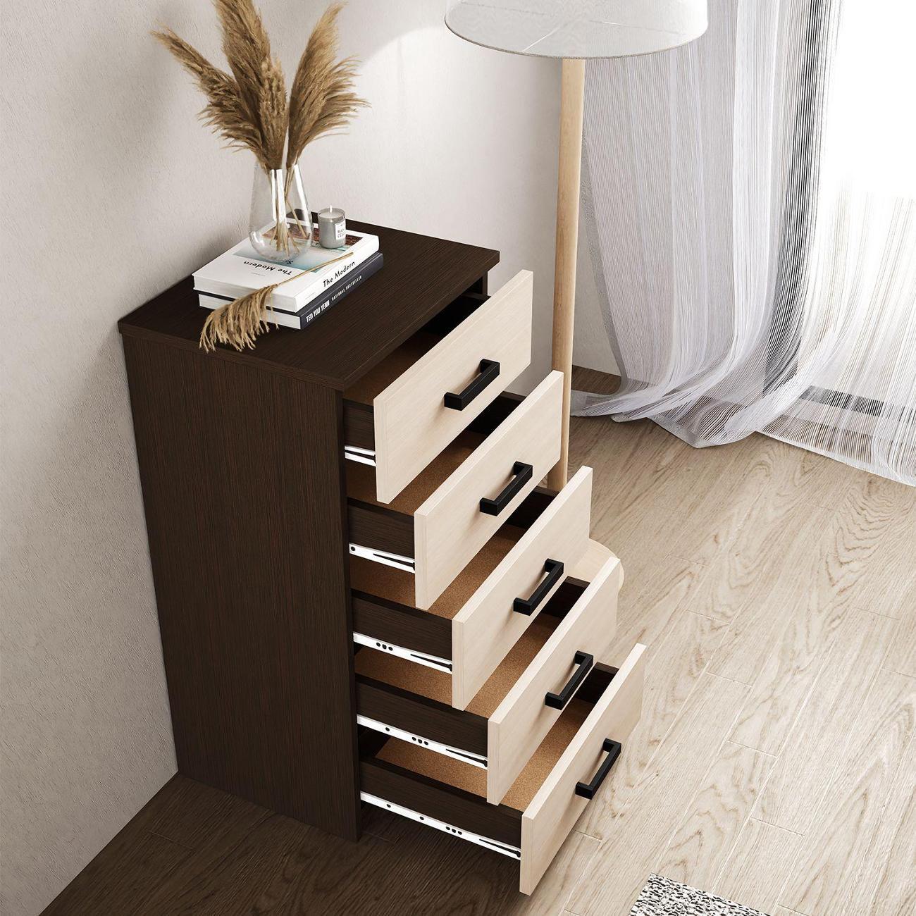 Комод MFMaster Витто-66 венге-дуб молочный