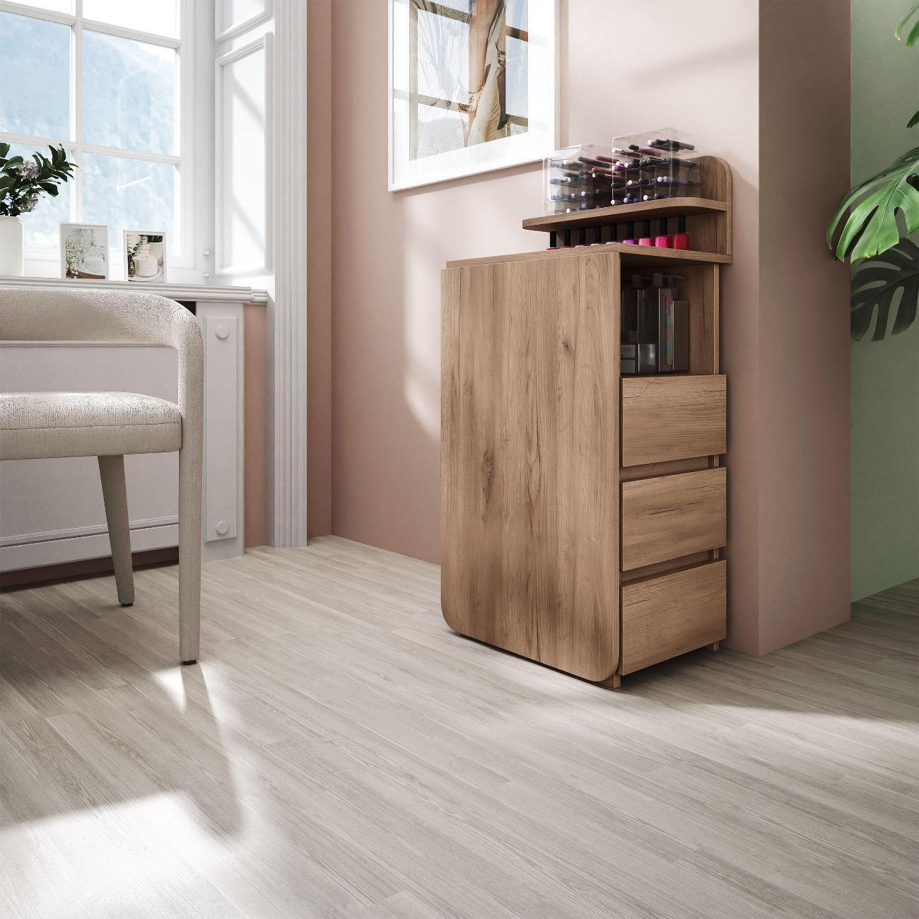 Столик туалетный MFMaster Риано-14 дуб крафт табак