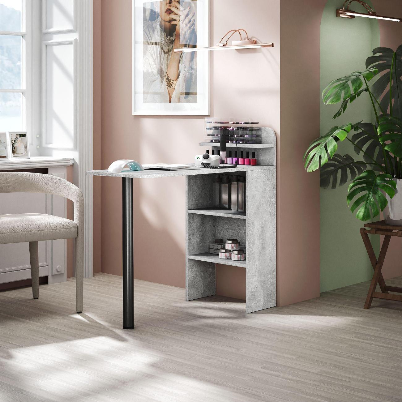 Столик туалетный MFMaster Риано-709 Бетон