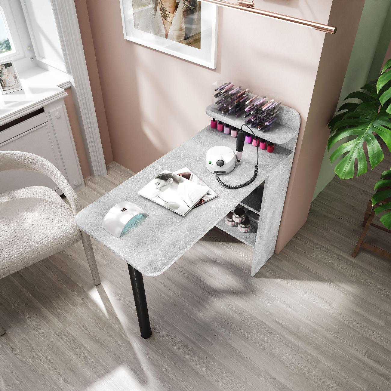 Столик туалетный MFMaster Риано-709 Бетон