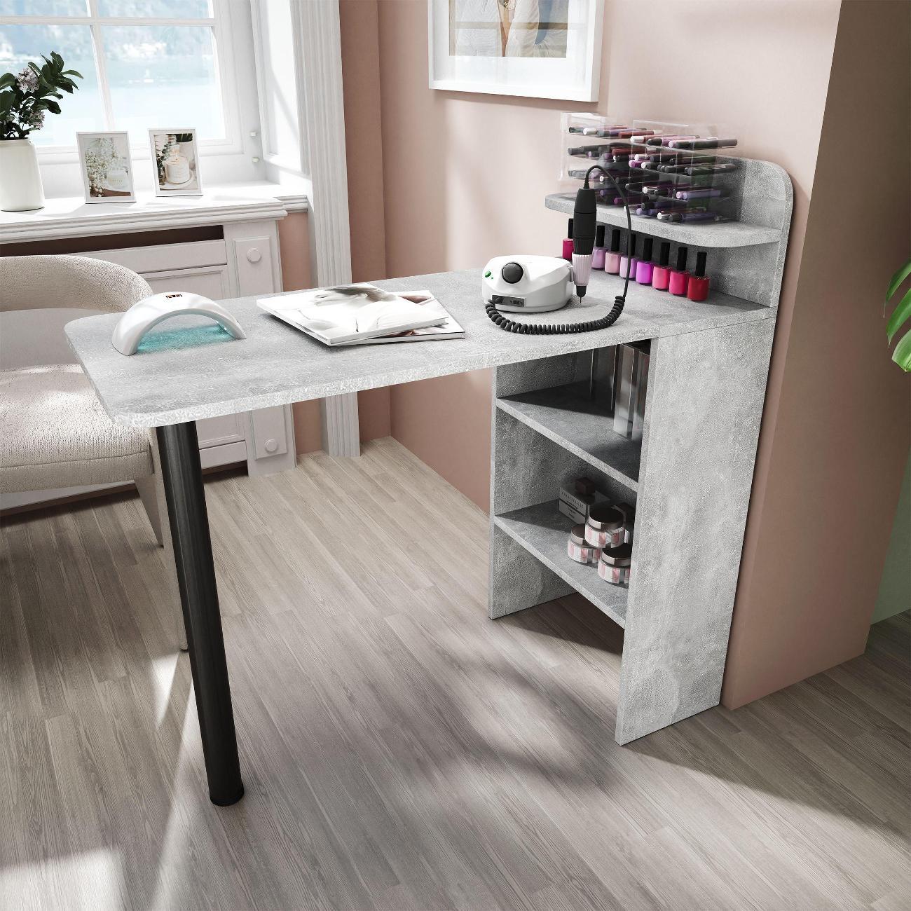 Столик туалетный MFMaster Риано-709 Бетон