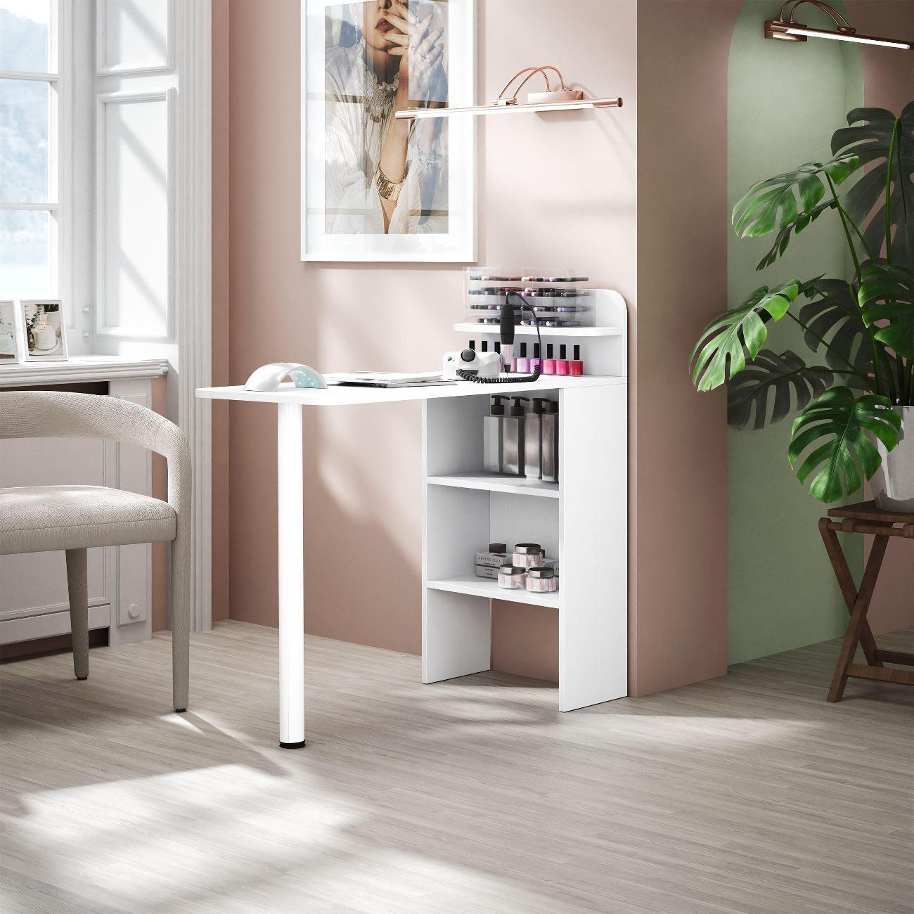 Столик туалетный MFMaster Риано-709 белый