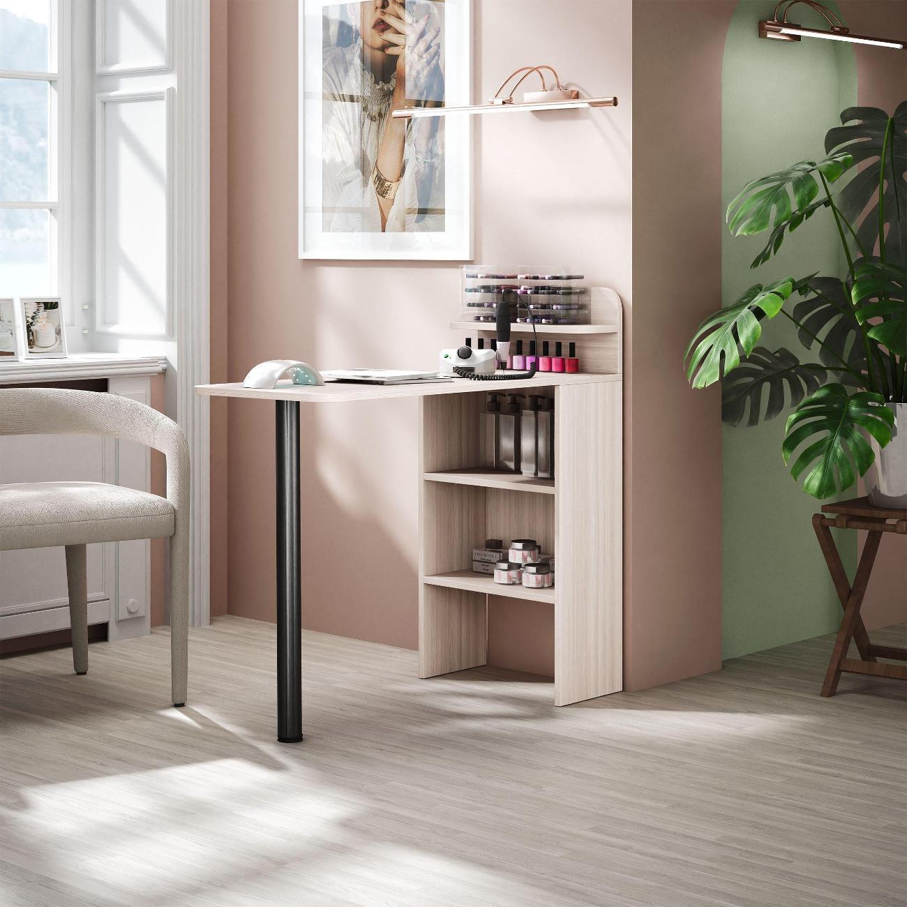 Столик туалетный MFMaster Риано-709 ясень шимо светлый