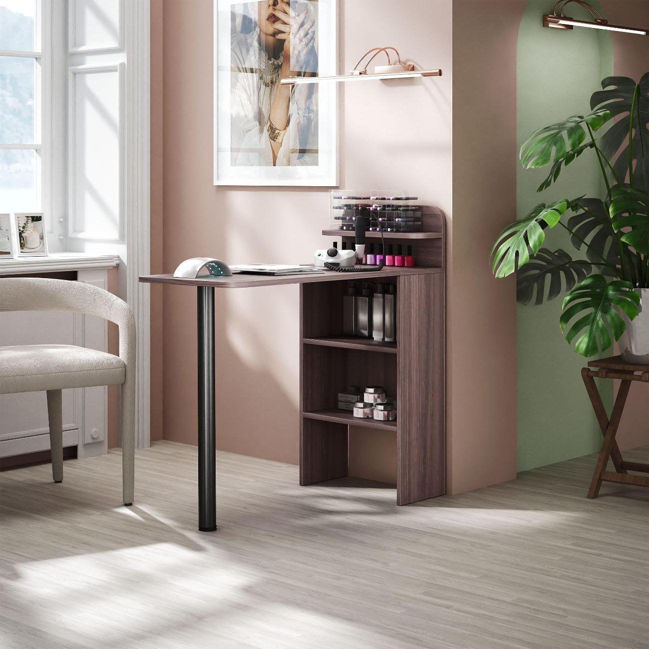 Столик туалетный MFMaster Риано-709 ясень шимо тёмный