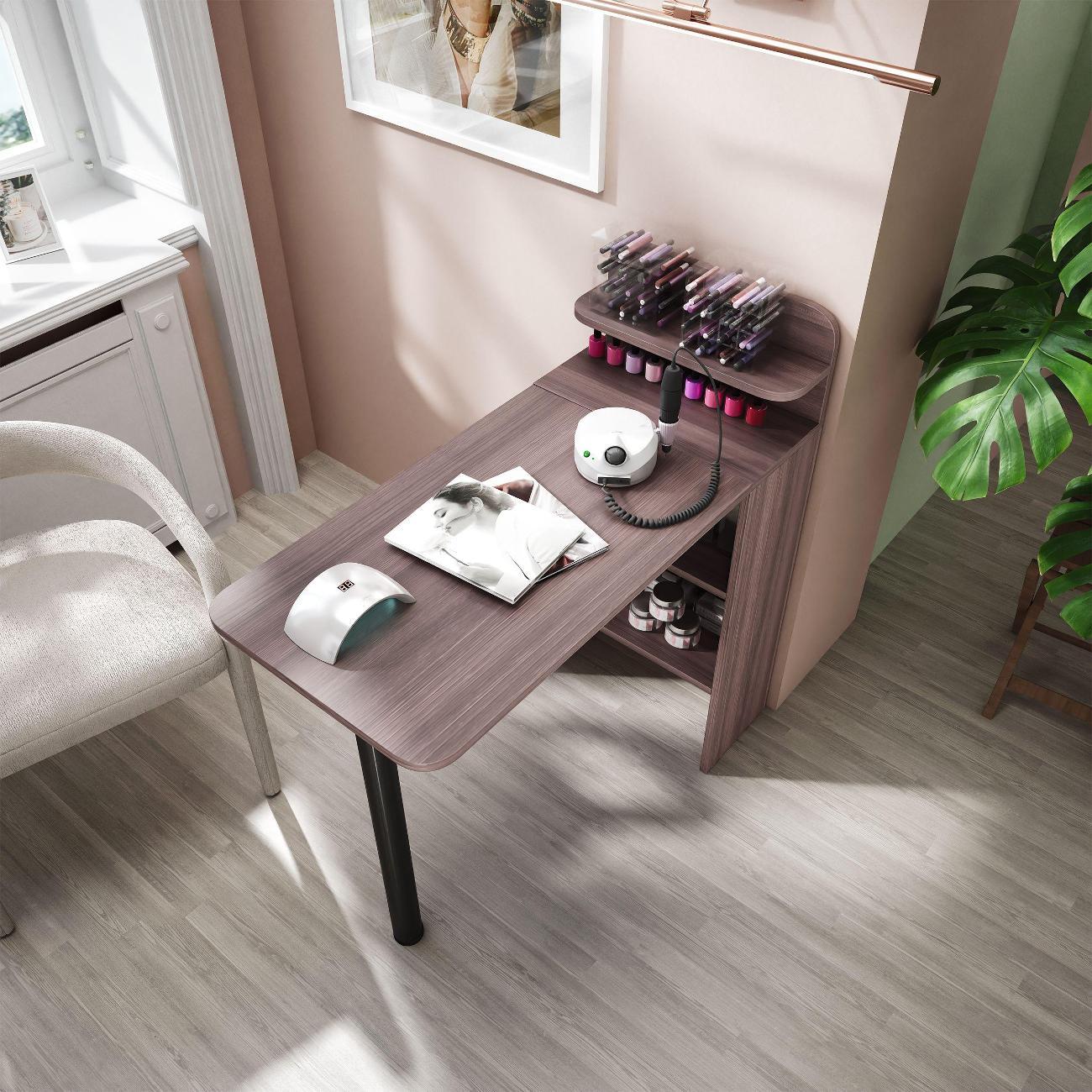 Столик туалетный MFMaster Риано-709 ясень шимо тёмный