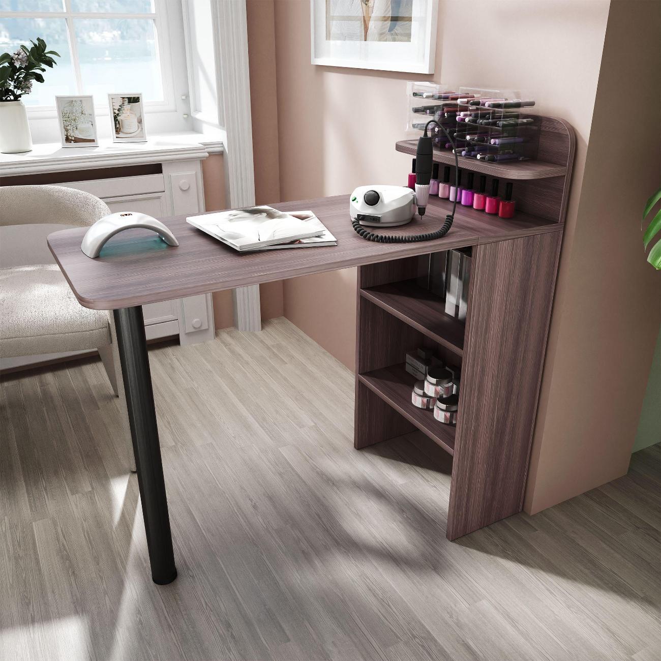 Столик туалетный MFMaster Риано-709 ясень шимо тёмный