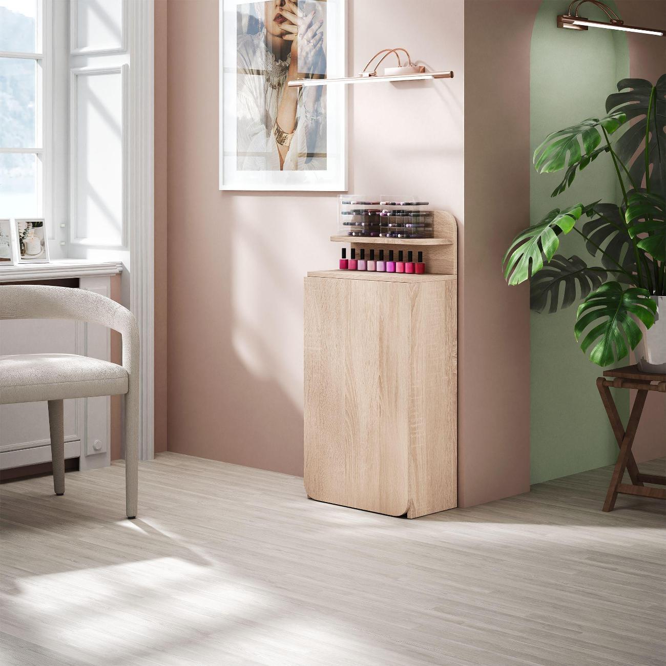 Столик туалетный MFMaster Риано-709 дуб сонома