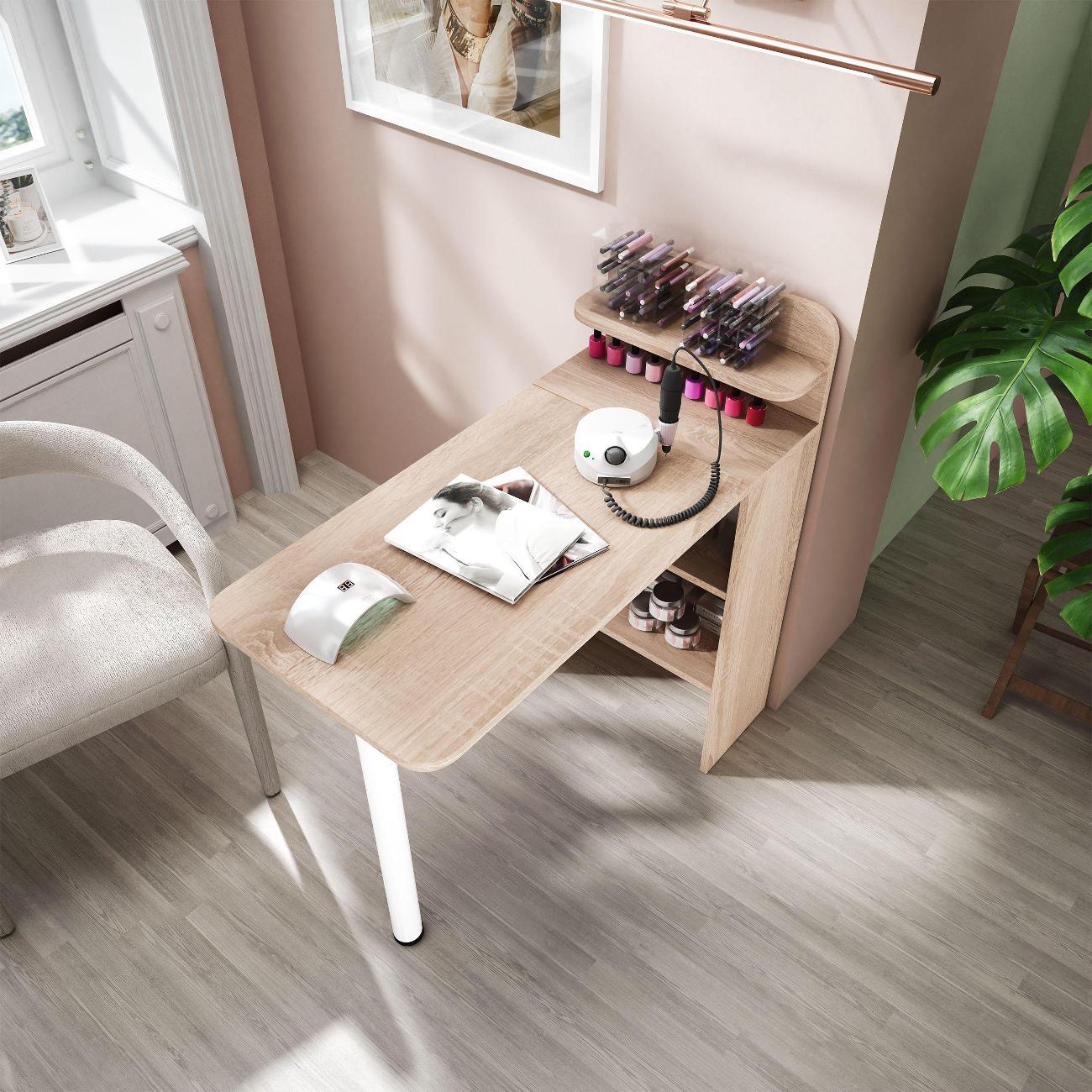 Столик туалетный MFMaster Риано-709 дуб сонома