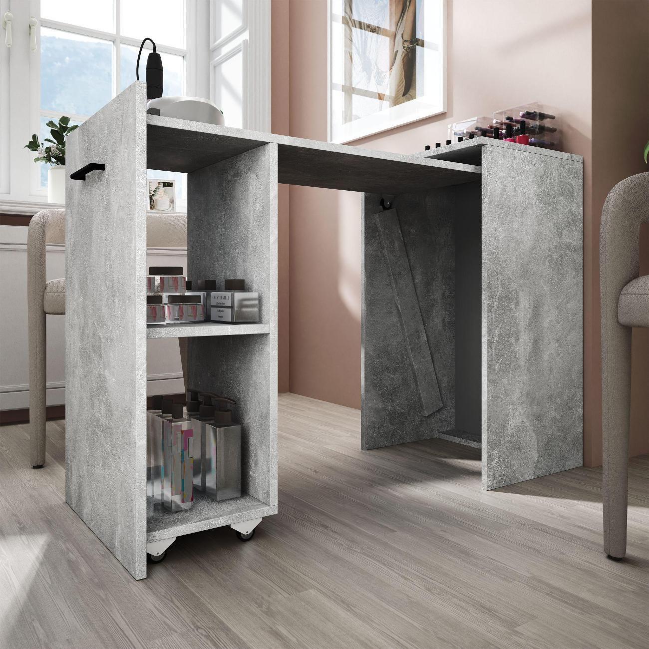 Столик туалетный MFMaster Витто-301 Бетон