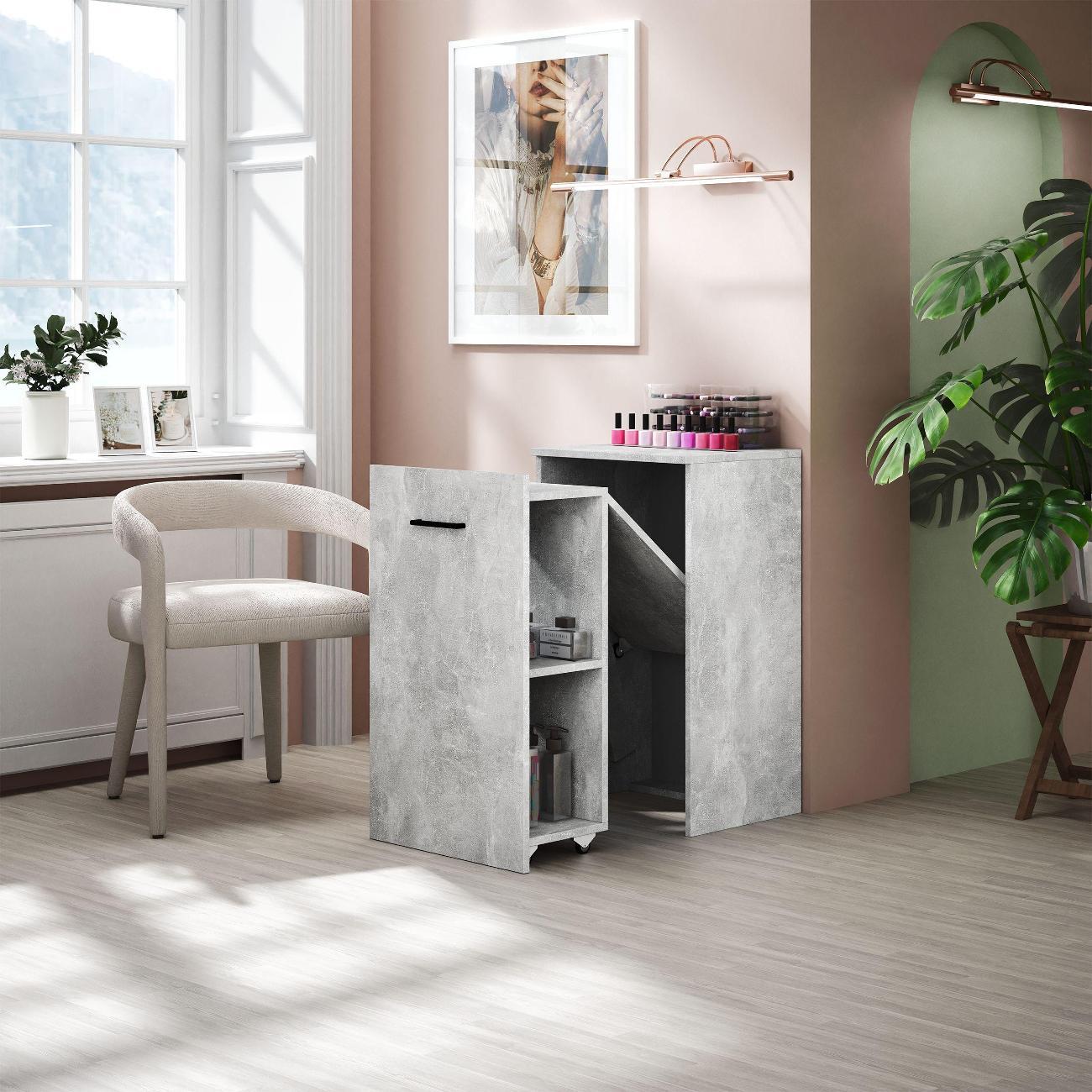 Столик туалетный MFMaster Витто-301 Бетон