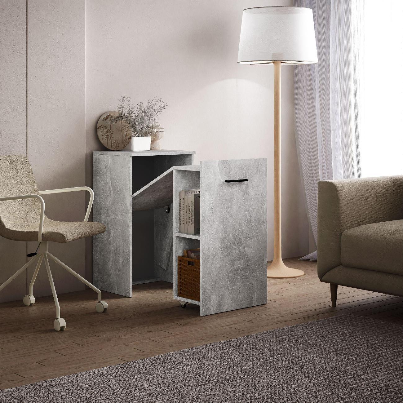 Столик туалетный MFMaster Витто-300 Бетон