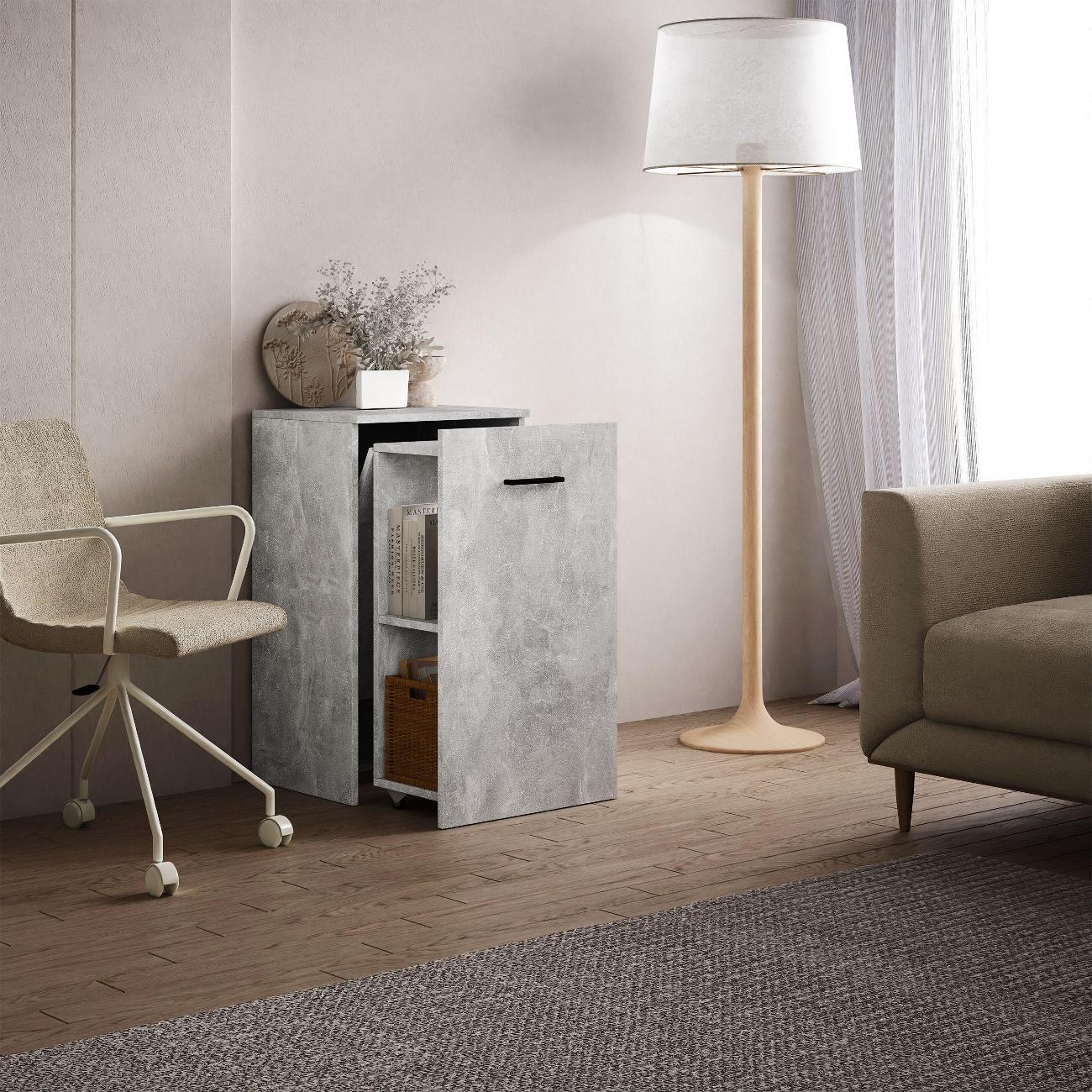 Столик туалетный MFMaster Витто-300 Бетон