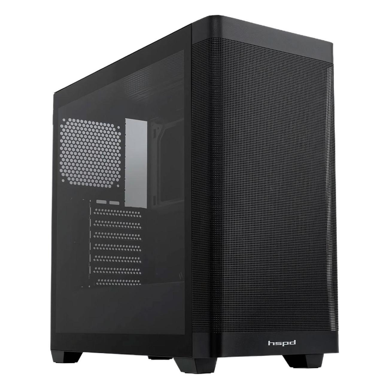 Корпус для компьютера HSPD M740 Black (M740-TGBK)