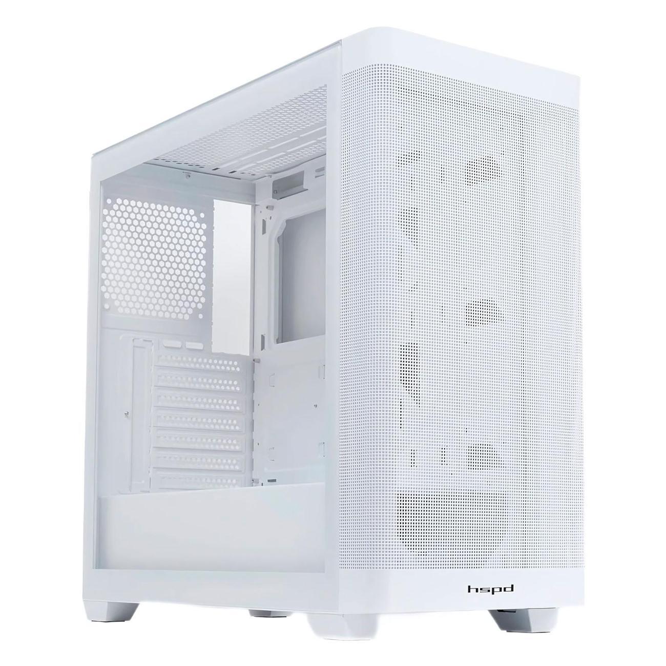 Корпус для компьютера HSPD M740 White (M740-TGWH)