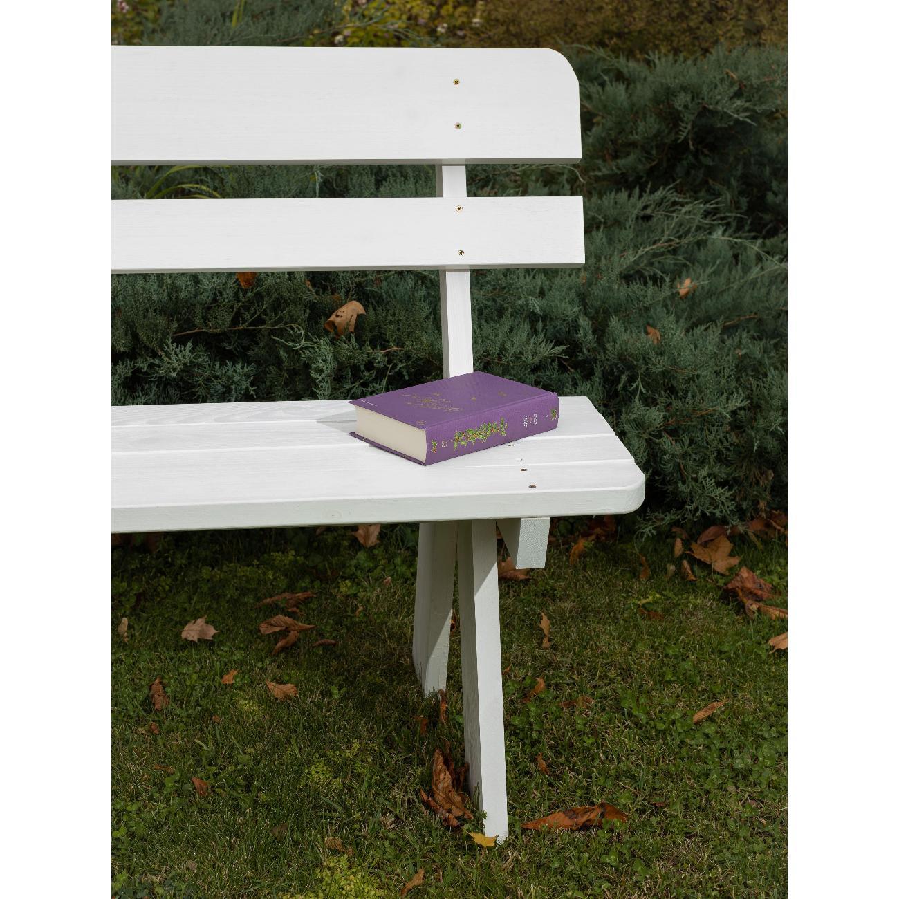 Скамья, лавочка Фотон Рустика белый