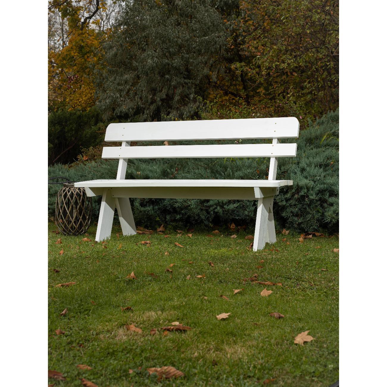 Скамья, лавочка Фотон Рустика белый