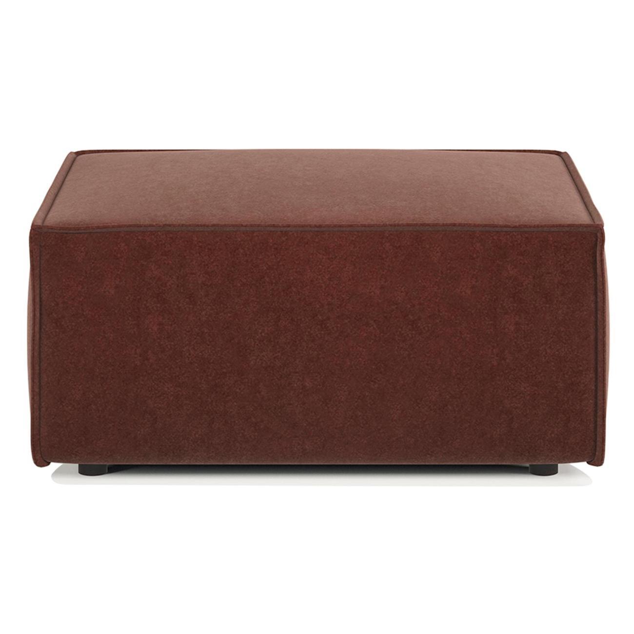 Диван Шарм-Дизайн модульный Шарм 25 Модуль-1, велюр Дрим шоколад