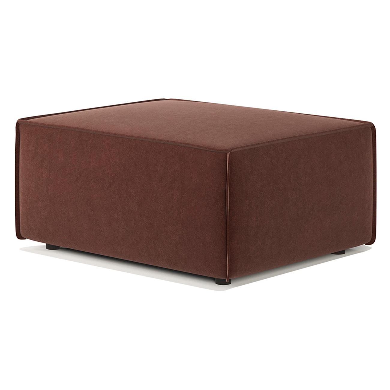 Диван Шарм-Дизайн модульный Шарм 25 Модуль-1, велюр Дрим шоколад