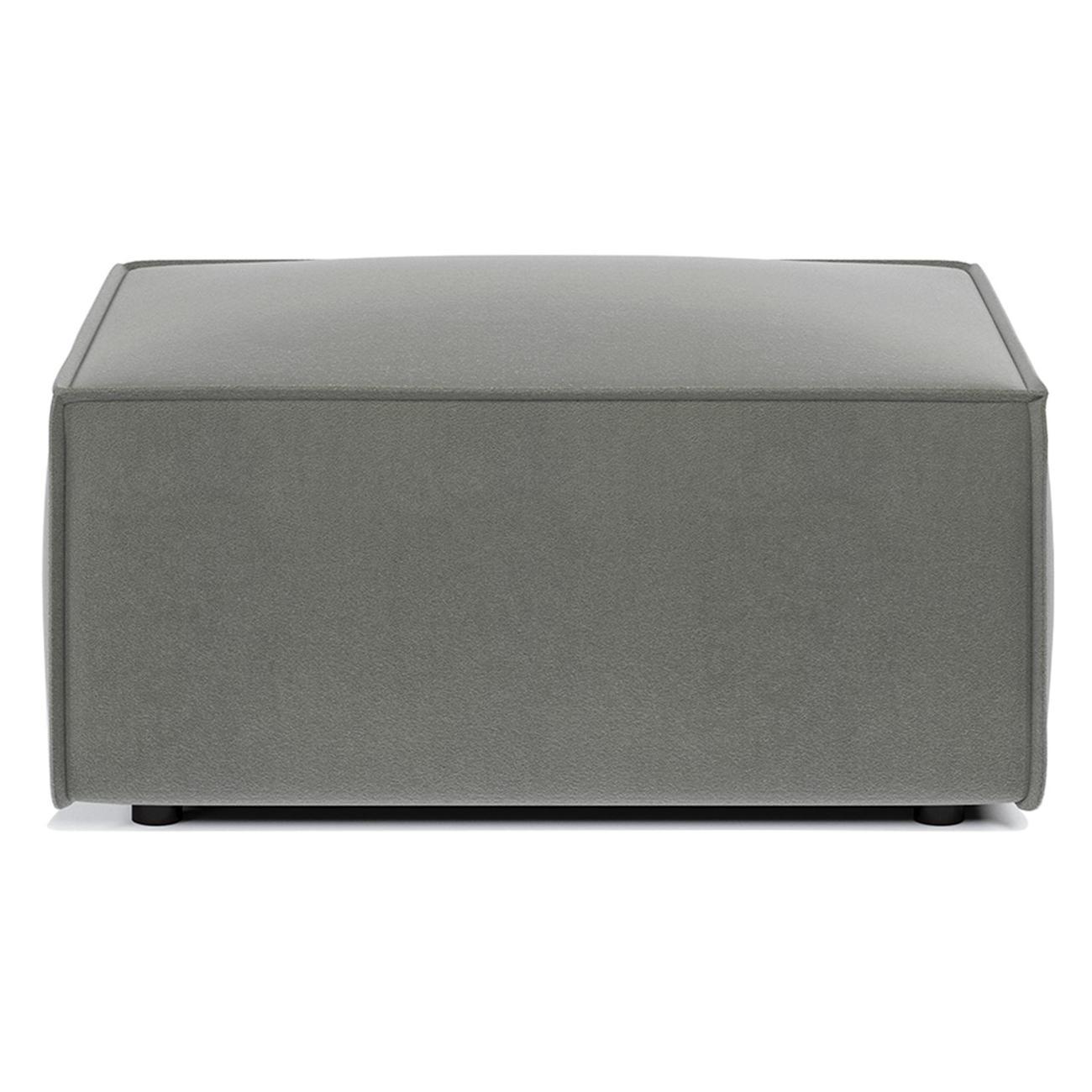 Диван Шарм-Дизайн модульный Шарм 25 Модуль-1, велюр серый