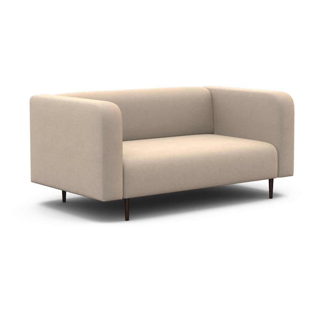 Диван Шарм-Дизайн офисный Акцент, прямой велюр бежевый