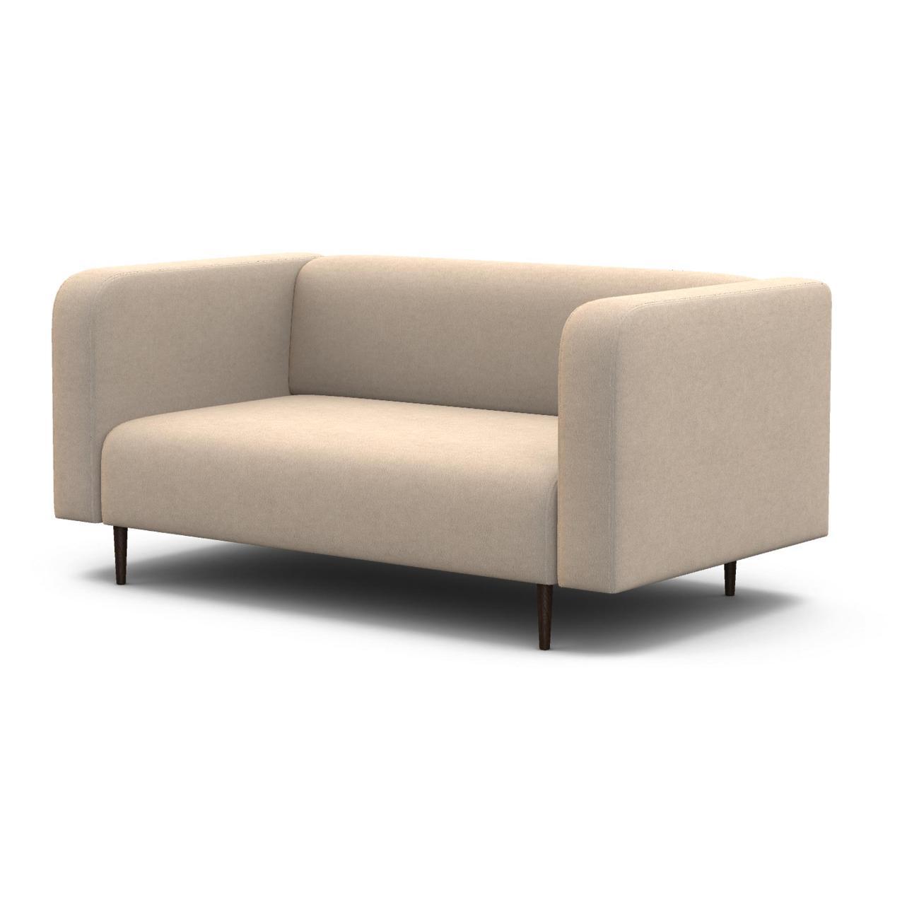 Диван Шарм-Дизайн офисный Акцент, прямой велюр бежевый