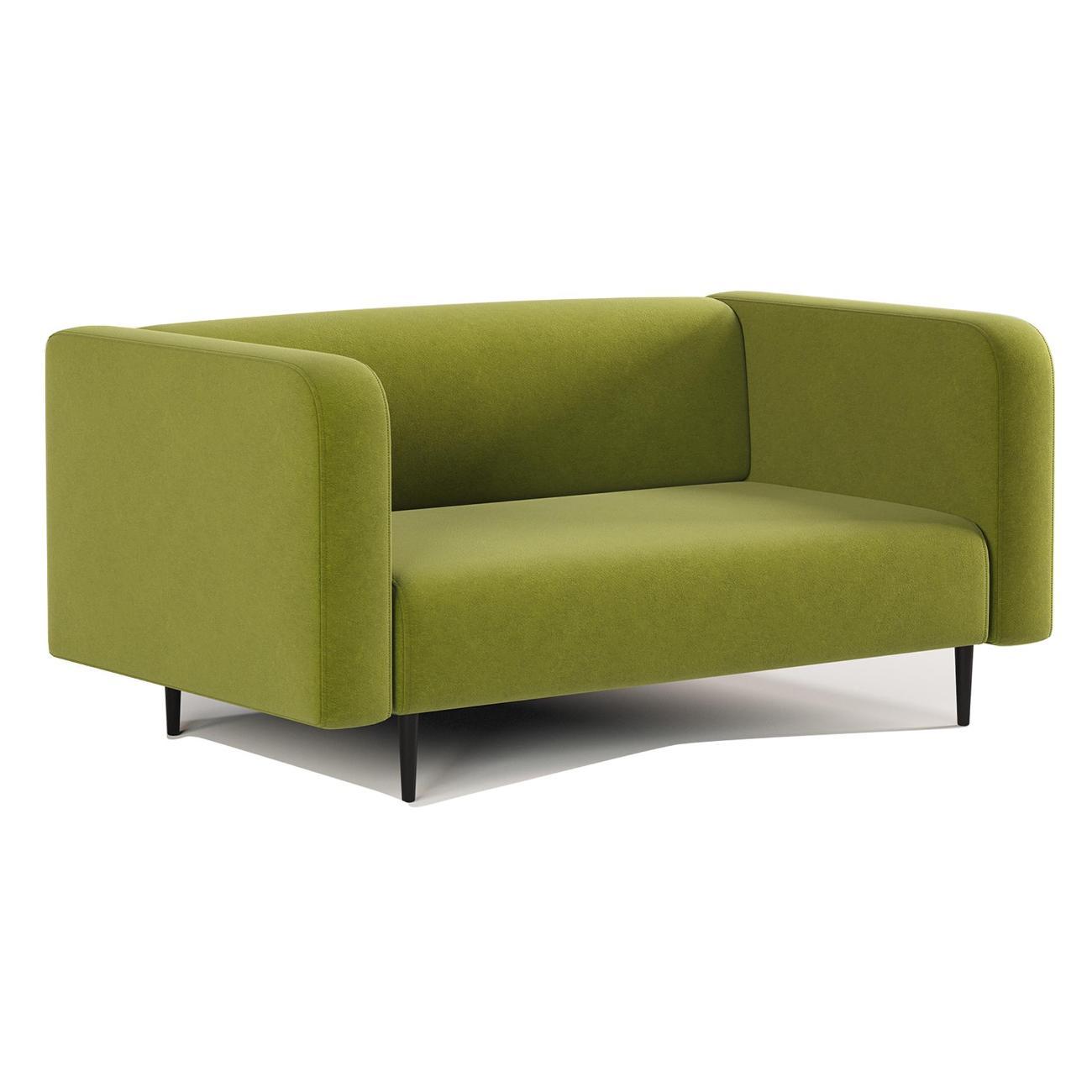 Диван Шарм-Дизайн офисный Акцент, прямой велюр Дрим эппл