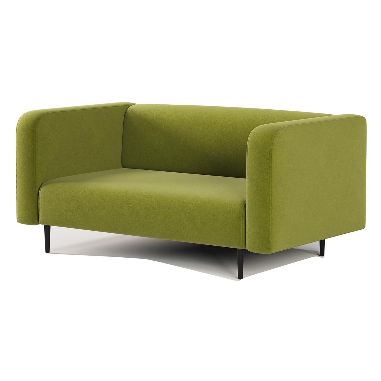 Диван Шарм-Дизайн офисный Акцент, прямой велюр Дрим эппл