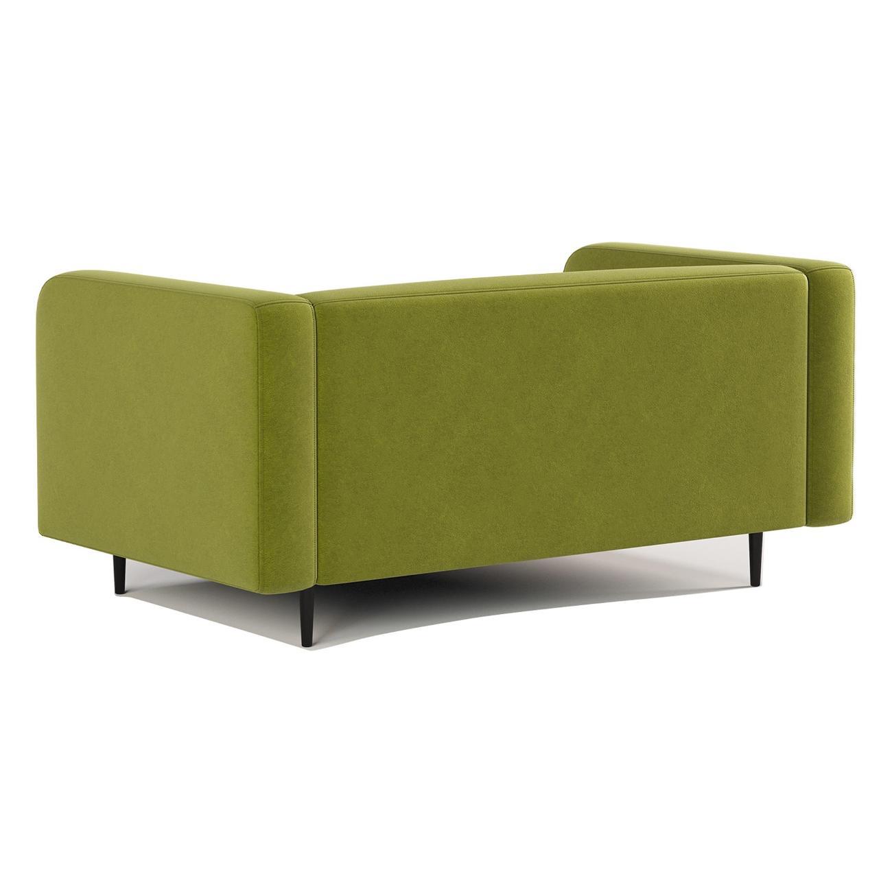 Диван Шарм-Дизайн офисный Акцент, прямой велюр Дрим эппл