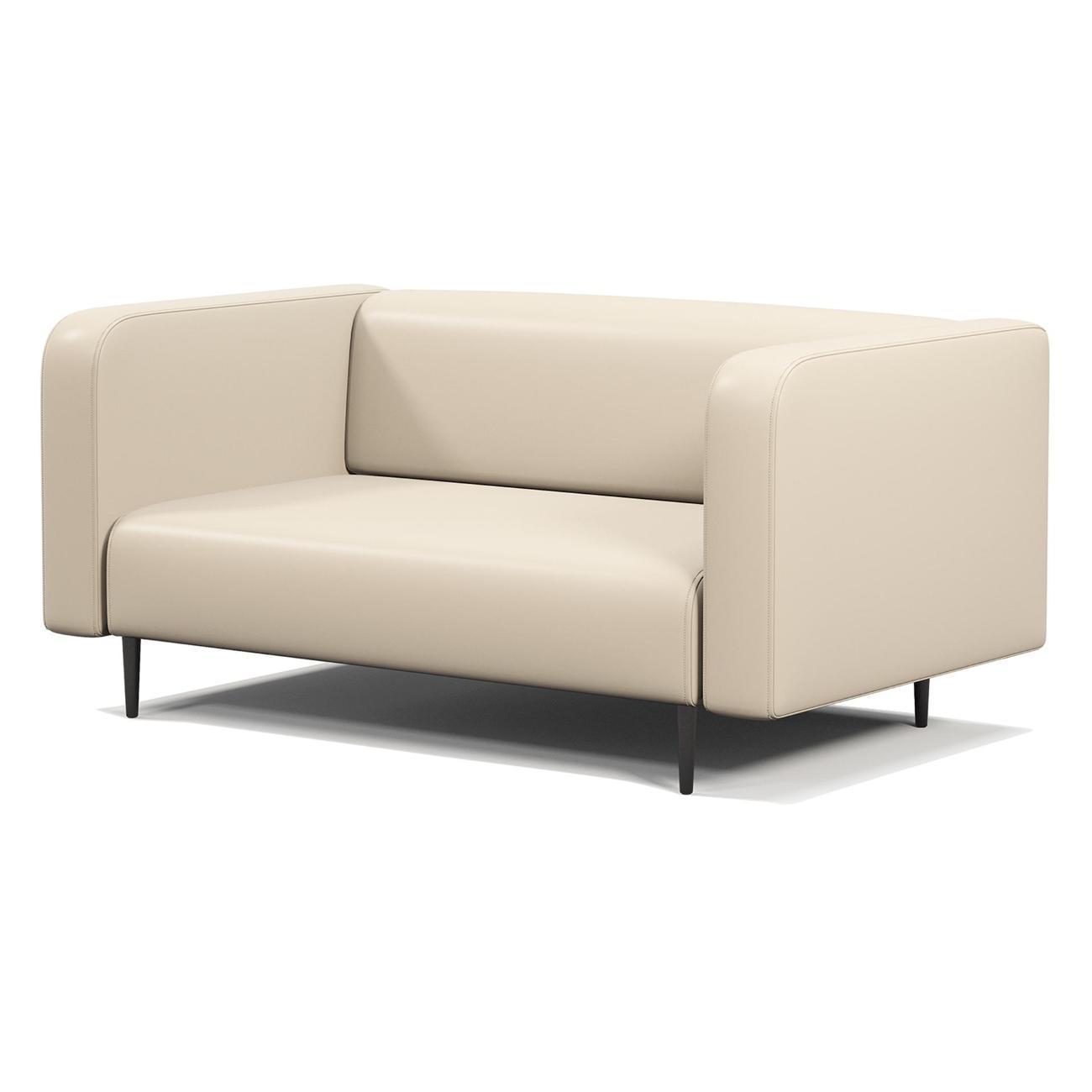 Диван Шарм-Дизайн офисный Акцент, прямой экокожа беж