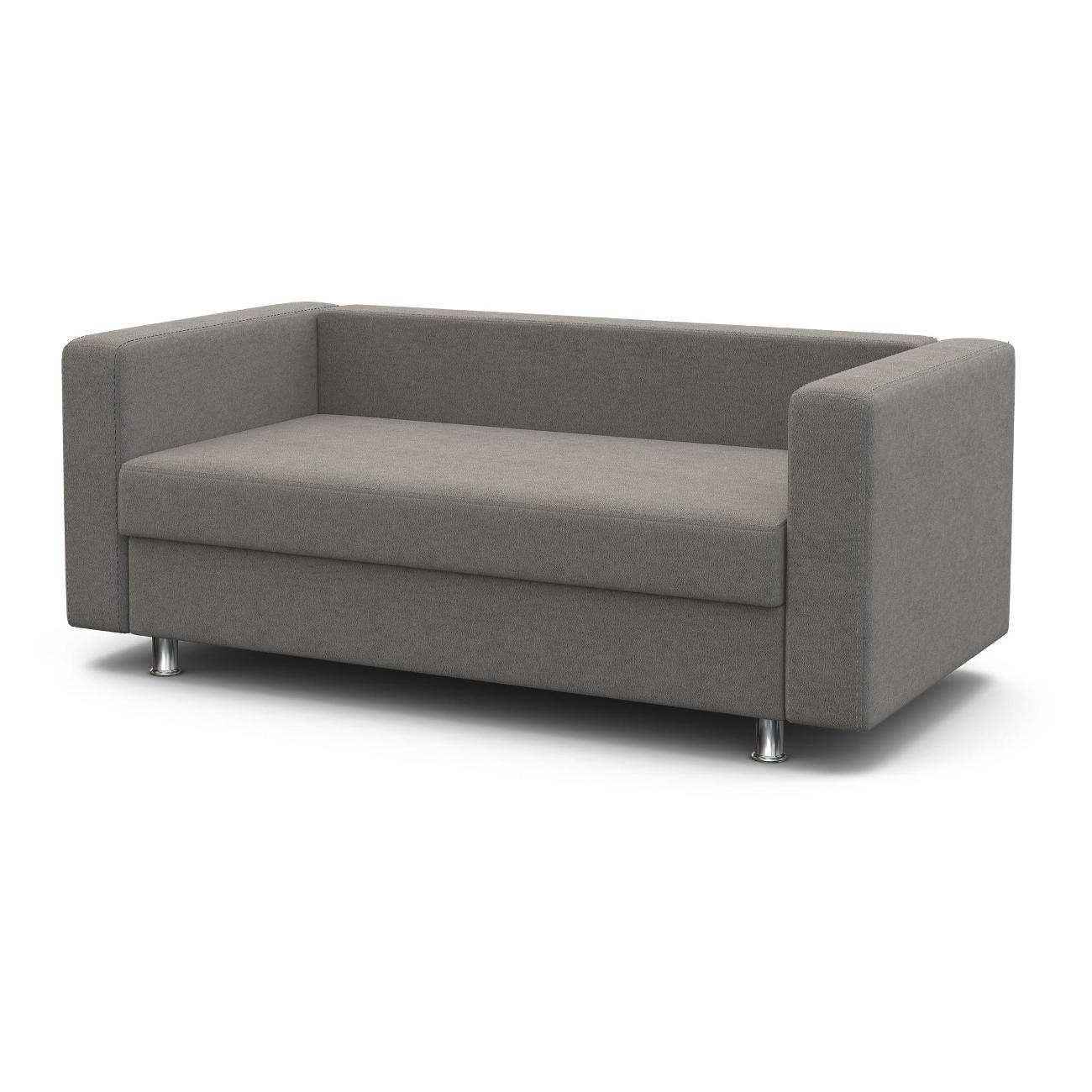 Диван Шарм-Дизайн офисный Бит, прямой велюр серый