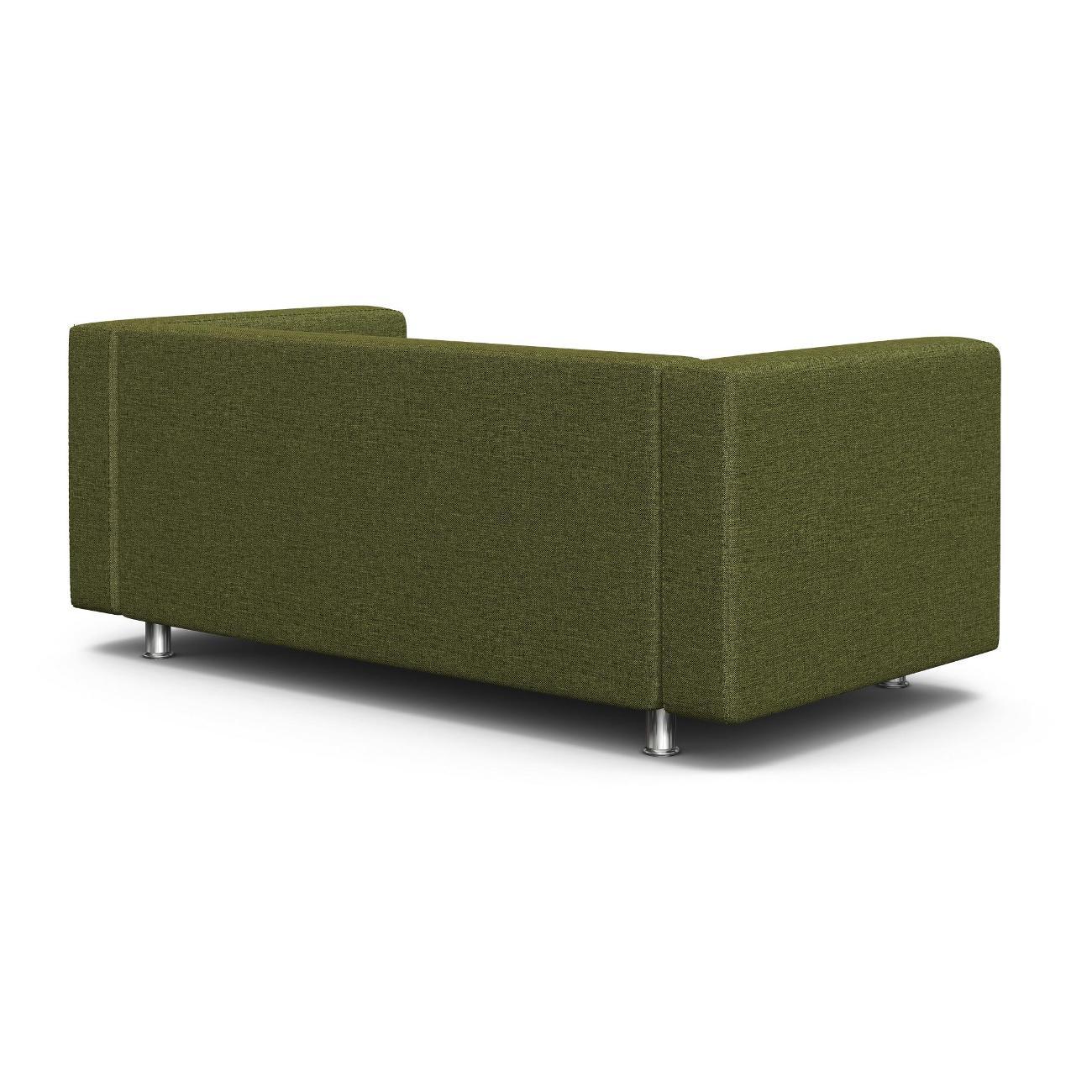 Диван Шарм-Дизайн офисный Бит, прямой рогожка зеленый