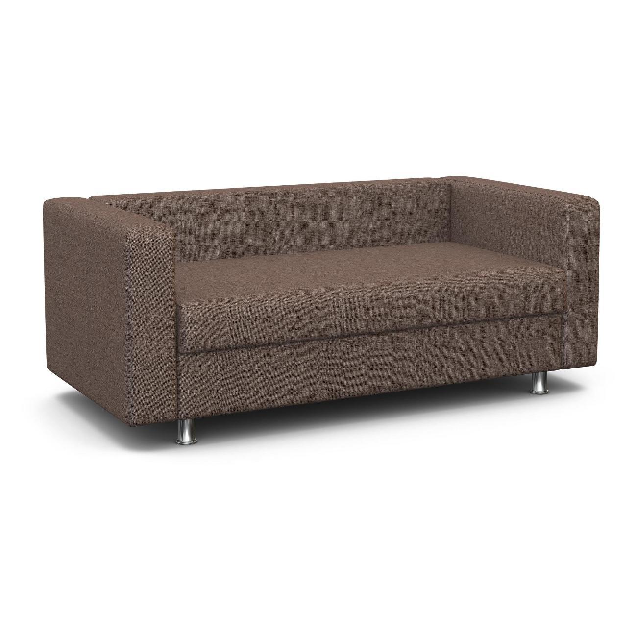 Диван Шарм-Дизайн офисный Бит, прямой рогожка светло-коричневый