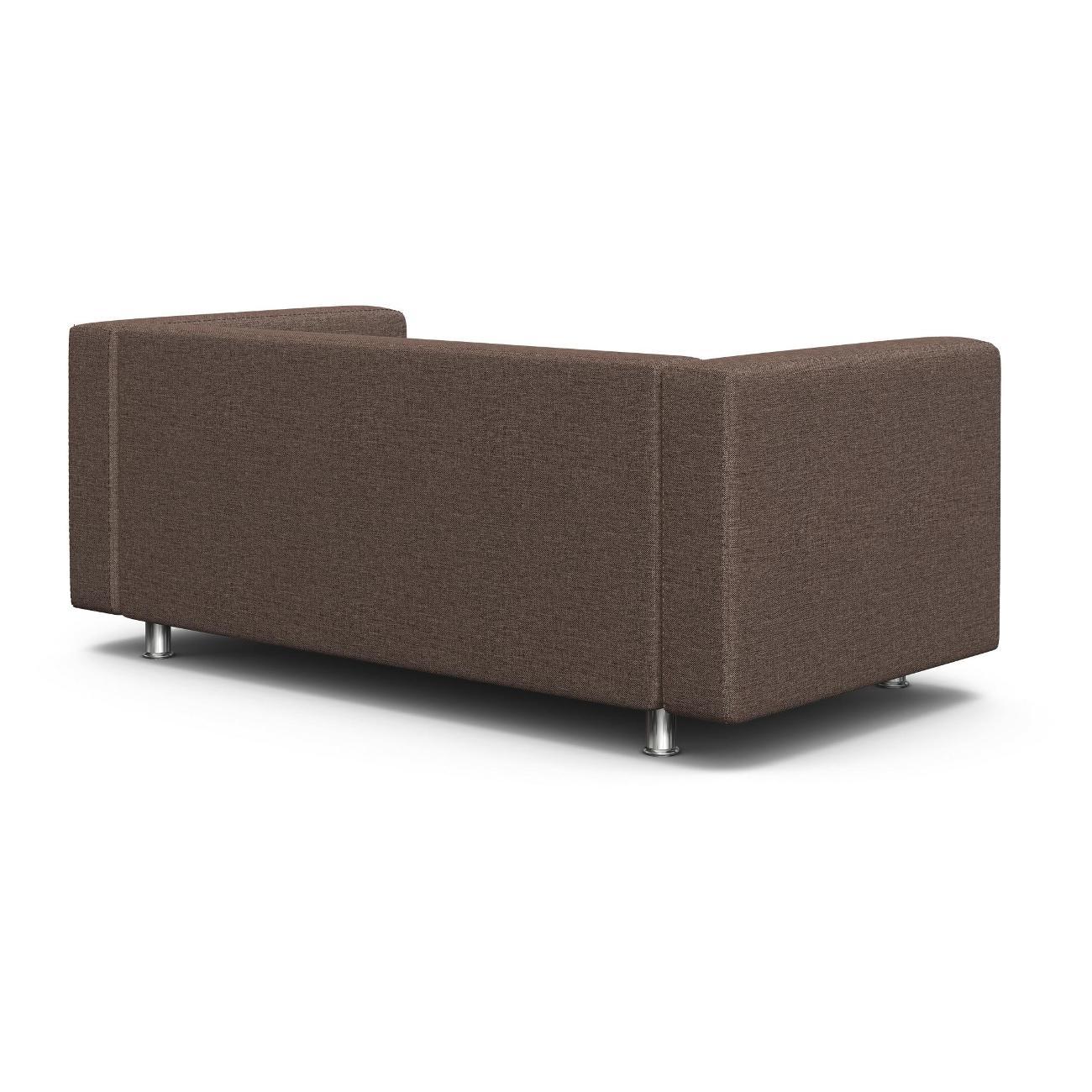 Диван Шарм-Дизайн офисный Бит, прямой рогожка светло-коричневый