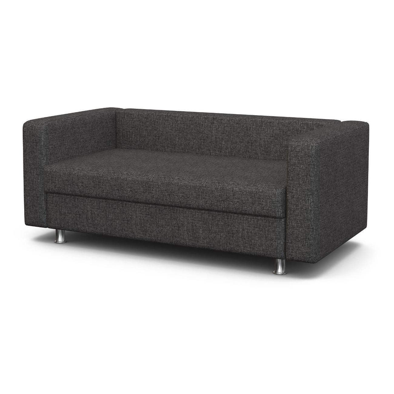 Диван Шарм-Дизайн офисный Бит, прямой рогожка темно-серый