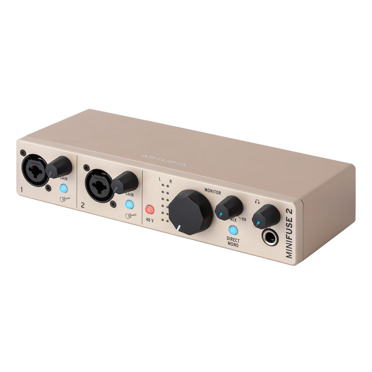 Внешняя звуковая карта Arturia MiniFuse 2 Champagne