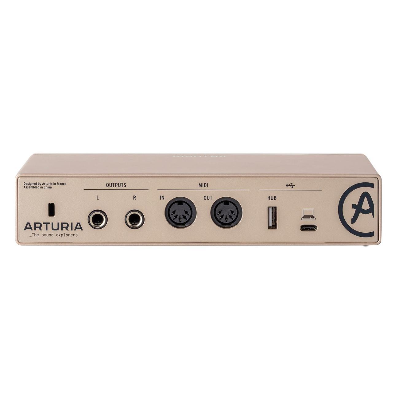 Внешняя звуковая карта Arturia MiniFuse 2 Champagne