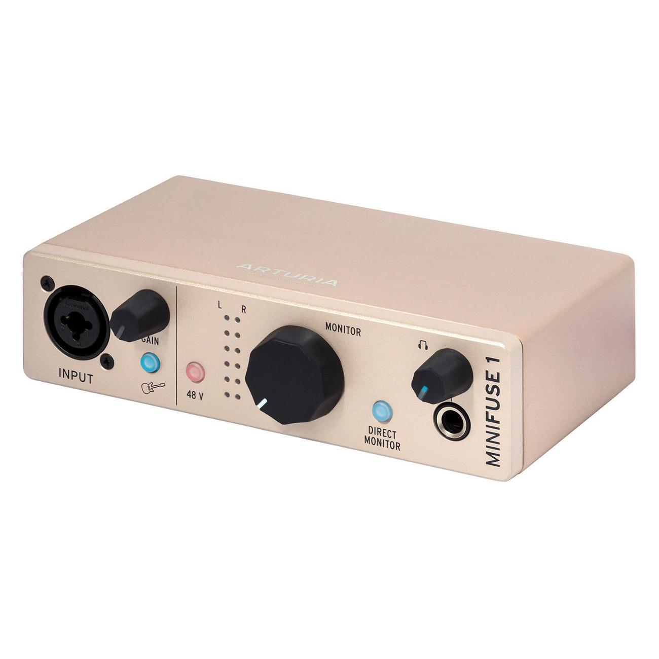 Внешняя звуковая карта Arturia MiniFuse 1 Champagne