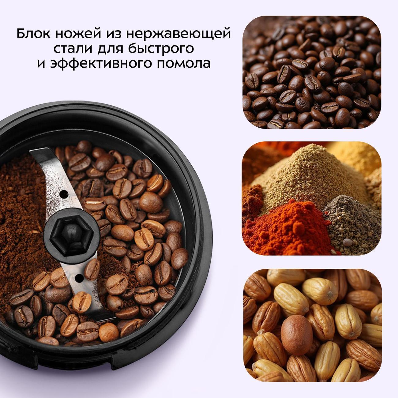 Кофемолка электрическая Kitfort КТ-7654