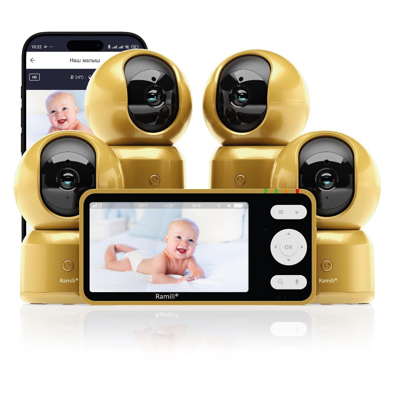 Видеоняня Ramili RV1500X4GOLD